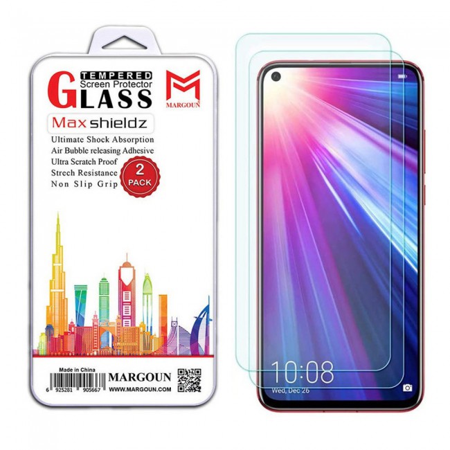 Huawei Nova 5T Tempered Glass 2Pack Max Shieldz Margoun - Clear
