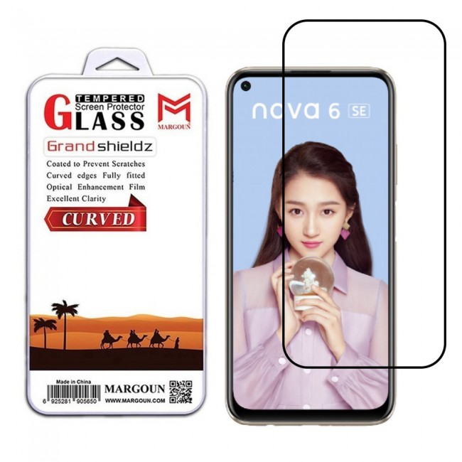 Huawei Nova 6 SE Screen Protector 3D Glass Grand Shieldz by Margoun