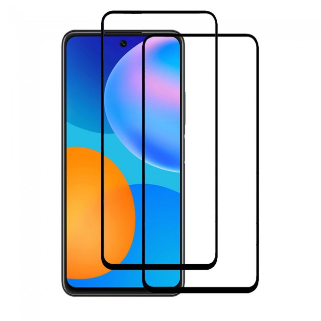 Huawei Y7A 2-Pack Glass 3D Screen Protector Super Shieldz by Margoun - Side Black
