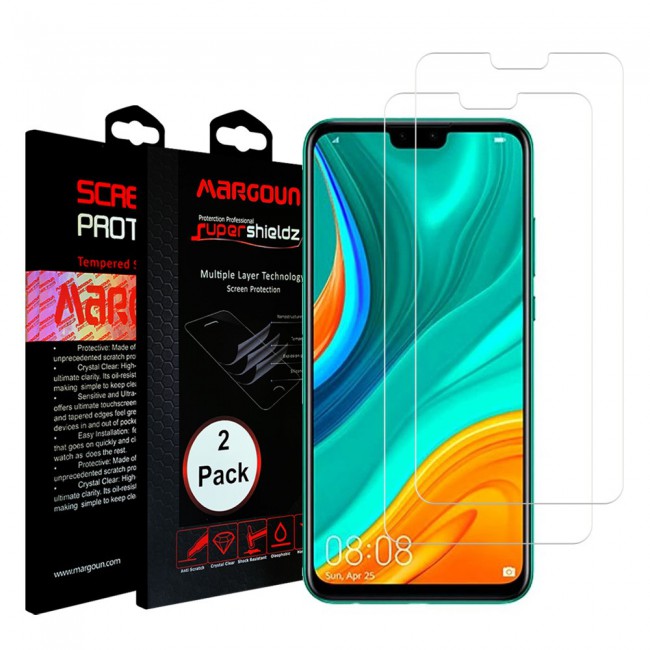 Huawei Y8s Tempered Glass 2 Pack Super Shieldz by Margoun - Clear