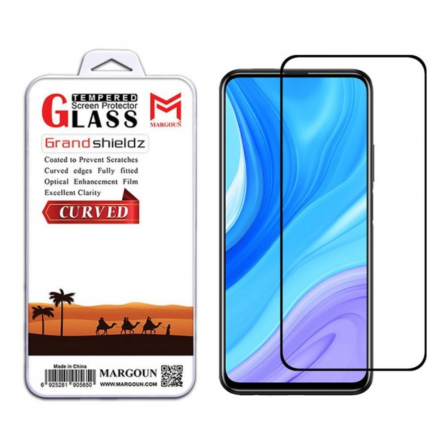 Huawei Y9a Glass 3D Tempered Screen Protector Grand Shieldz by Margoun - Black Edge