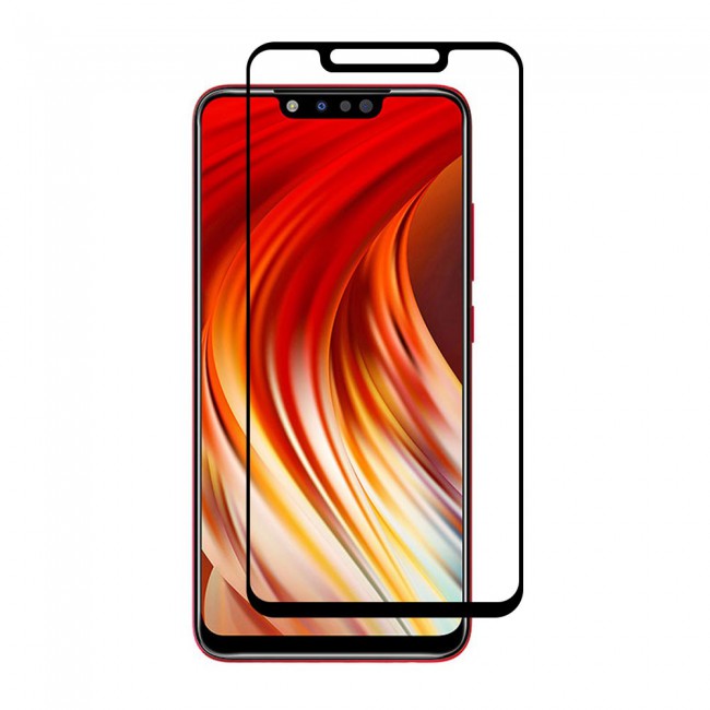 Infinix Hot 7 Pro Glass 3D Tempered Screen Protector Ultimate by Margoun - Black Edge