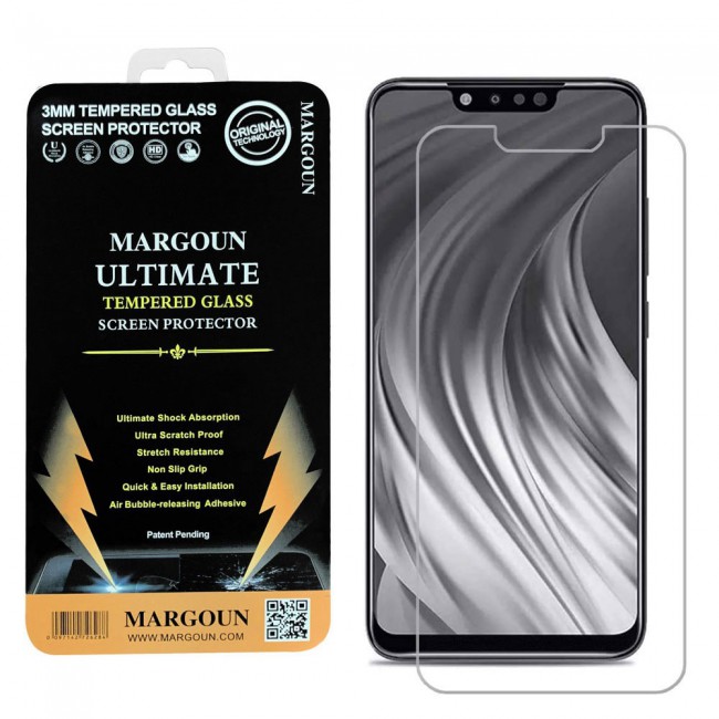Infinix Hot 7 Pro Tempered Screen Protector Ultimate by Margoun - Clear
