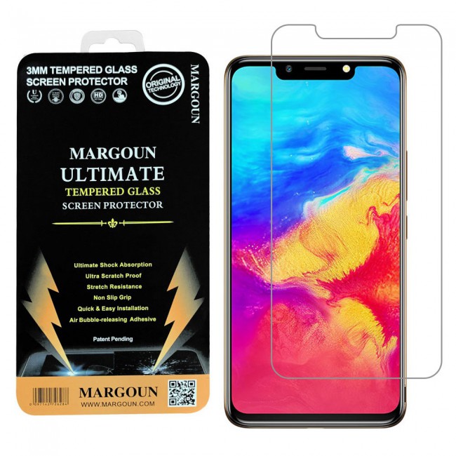 Infinix Hot 7 Tempered Screen Protector Ultimate by Margoun - Clear