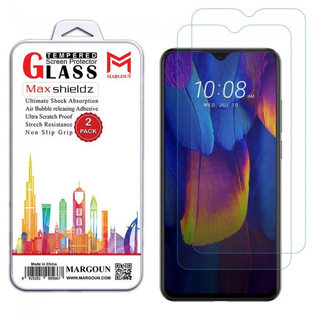 Infinix Smart 4 Tempered Screen Protector Max Shieldz by Margoun 2-Pack - Clear
