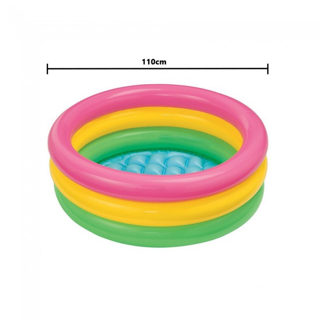 Margoun Inflatable Kids Pool Bath Tub 110cm