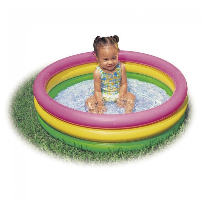 Margoun Inflatable Kids Pool Bath Tub 110cm