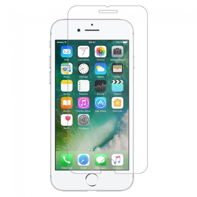 MARGOUN For Apple iPhone 8 Plus and iPhone 7 Plus Tempered Glass Screen Protector With Easy Installation Tray Anti Scratch Bubble Free