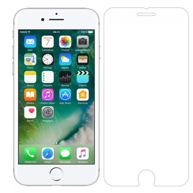 MARGOUN For Apple iPhone 8 Plus and iPhone 7 Plus Tempered Glass Screen Protector With Easy Installation Tray Anti Scratch Bubble Free
