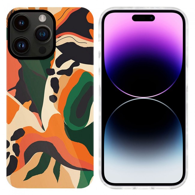MARGOUN For iPhone 14 Pro Max Case Flower Graphic Hd Patterned Cover - K8