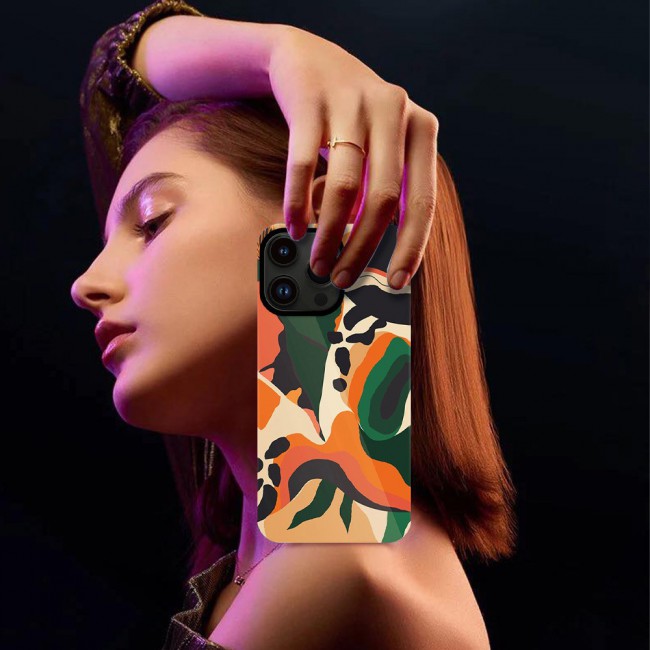 MARGOUN For iPhone 14 Pro Max Case Flower Graphic Hd Patterned Cover - K8