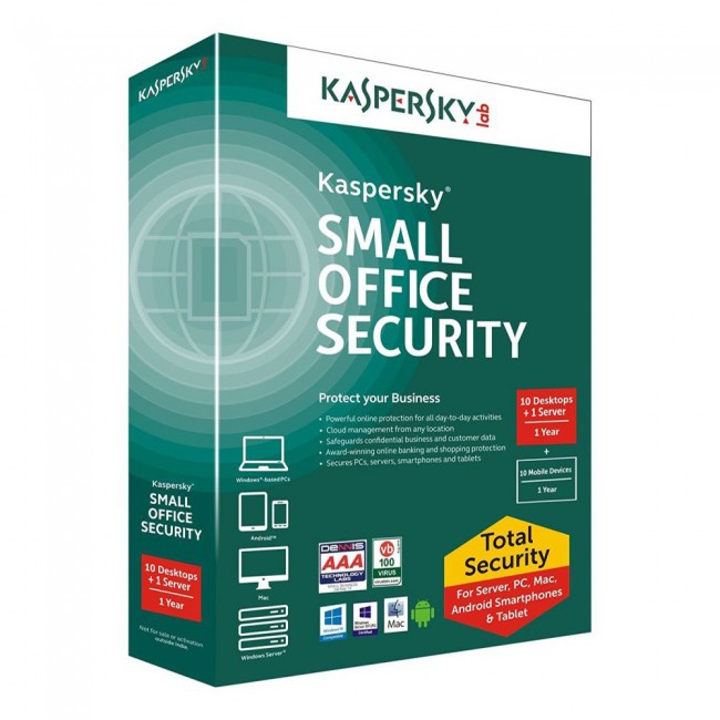 Margoun Kaspersky small office security v4 for 10 users - Multicolor