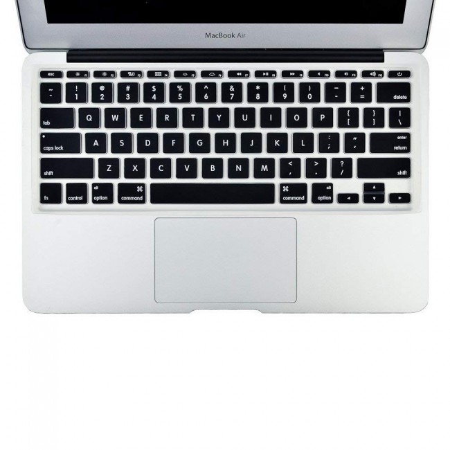 Margoun Premium Keyboard Cover for MacBook Air 13inch A1466 A1369, Pro 15inch A1502 A1425 A1278 A1398 A1286 – Black