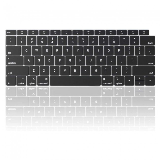 MacBook Air 13.3 inch A1932 A2179 Keyboard Protector Skin - Black