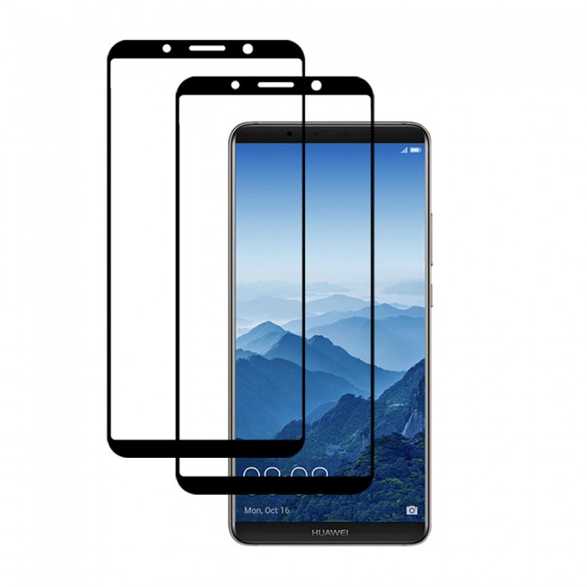 Margoun 2-Pack 3D Tempered Glass Screen Protector for Huawei Mate 10 Pro - Black