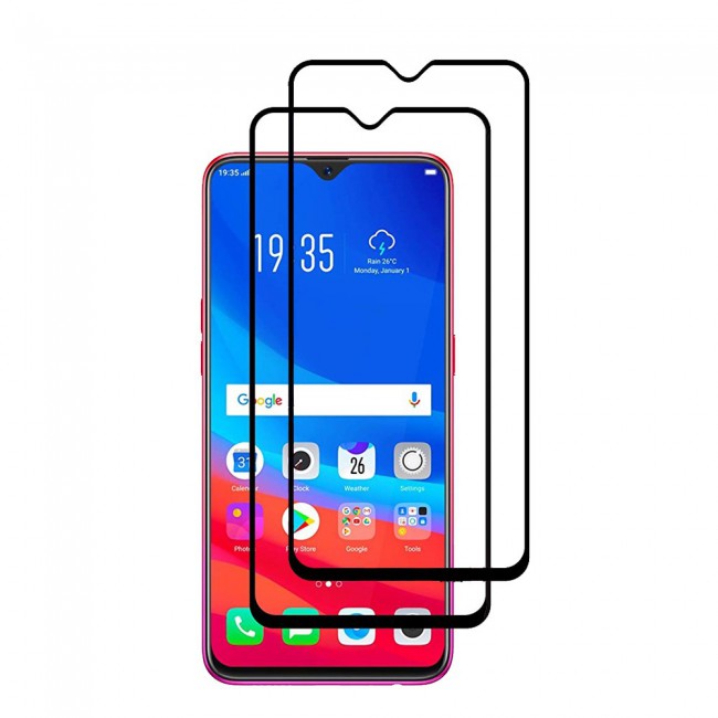 Margoun 2-Pack 3D Tempered Glass Screen Protector for Oppo F9 Pro