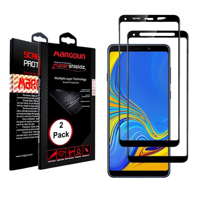 Margoun 2-Pack 5D Tempered Glass Screen Protector for Samsung Galaxy A9