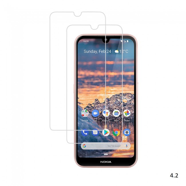 Margoun 2-Pack Tempered Glass Screen Protector for Nokia Phones ( 1 Plus , 3.2 , 4.2 , 210 , 9 Pureview )