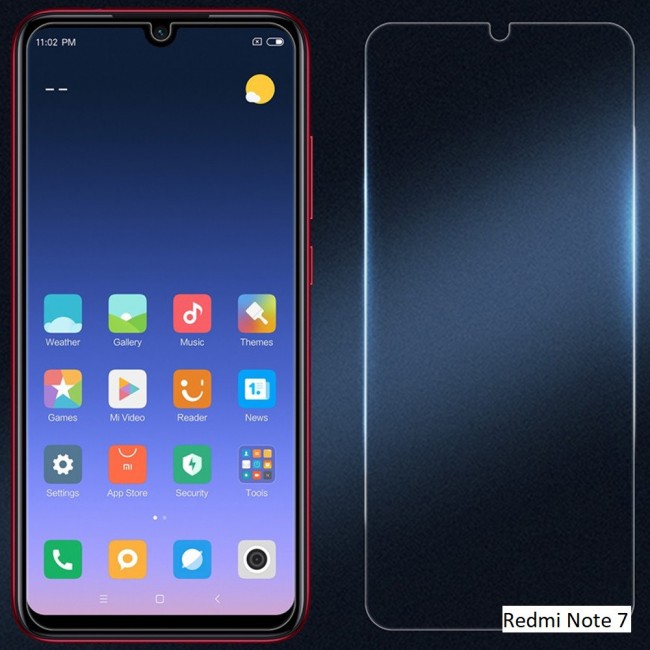 Margoun 2-Pack Tempered Glass Screen Protector for Xiaomi Phones ( Redmi Note 7 )