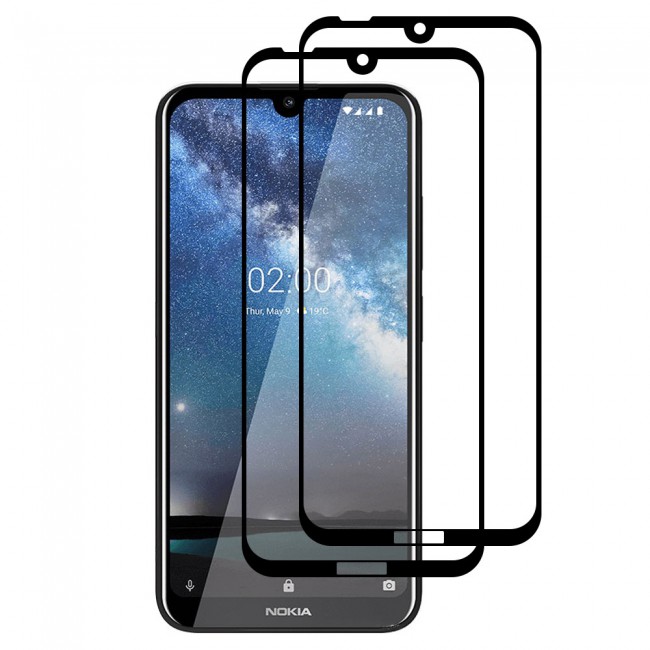 Margoun 2-Pack 3D Tempered Glass Screen Protector for Nokia 2.2