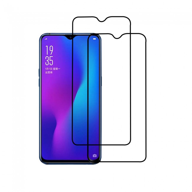 Margoun 2-Pack 3D Tempered Glass Screen Protector for Oppo F9 Plus / Oppo F9+