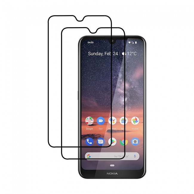 Margoun 2-Pack 3D Tempered Glass Screen Protector for Nokia 3.2