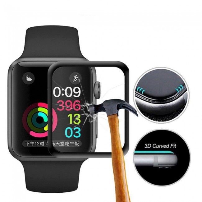 2Pack Margoun 3D Curved Glass Screen Protector for Apple Watch Series 44mm