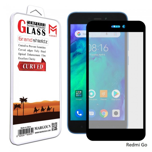 Margoun 3D Curved Tempered Glass Screen Protector for Xiaomi Phones ( Redmi Note 7 , Redmi Note 7 Full , Mi 9 , Redmi Go )