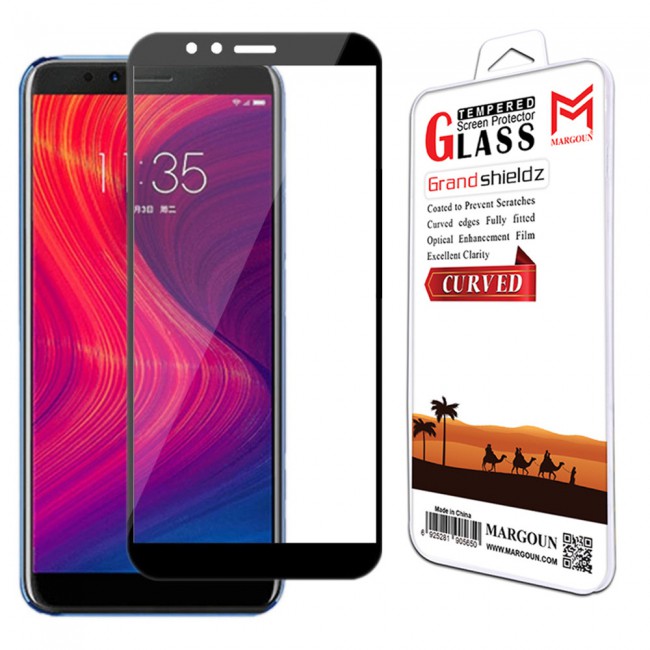 Margoun 3D Curved Tempered Glass Screen Protector for Lenovo K5 Play