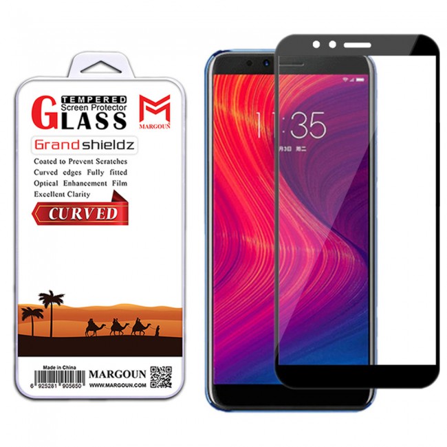 Margoun 3D Curved Tempered Glass Screen Protector for Lenovo K5 Play