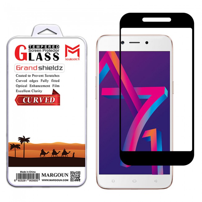 Margoun 3D Curved Tempered Glass Screen Protector for Oppo A71 2018
