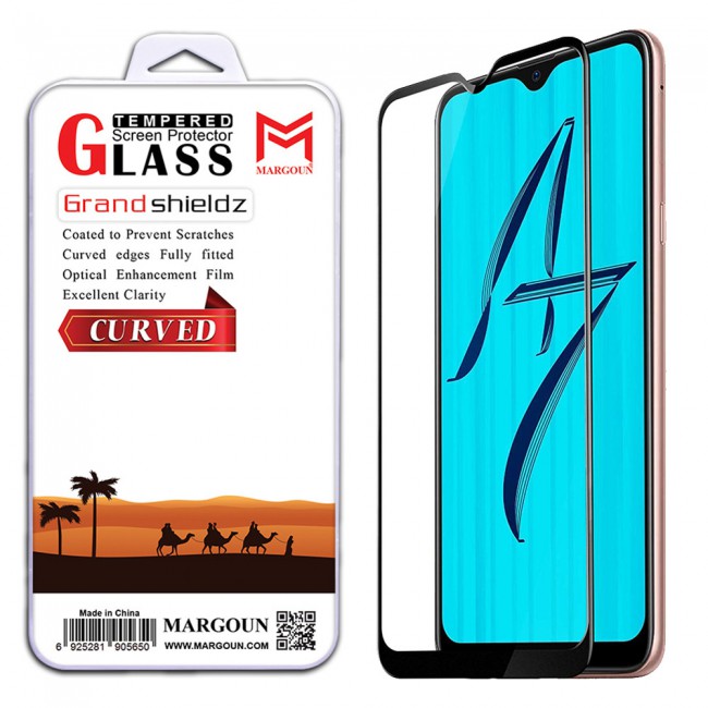 Margoun 3D Curved Tempered Glass Screen Protector for Oppo A7