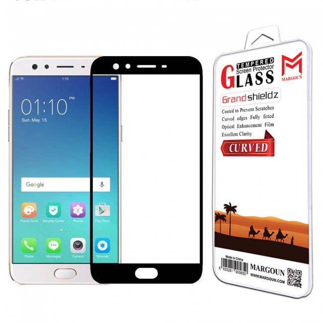 Margoun 3D Curved Tempered Glass Screen Protector for Oppo F3 Plus