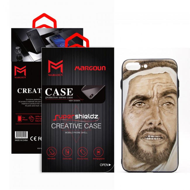 Margoun 3D Design Back Cover Case for Apple IPhone 7 Plus and 8 Plus