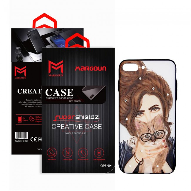 Margoun 3D Design Back Cover Case for Apple IPhone 7 Plus and 8 Plus
