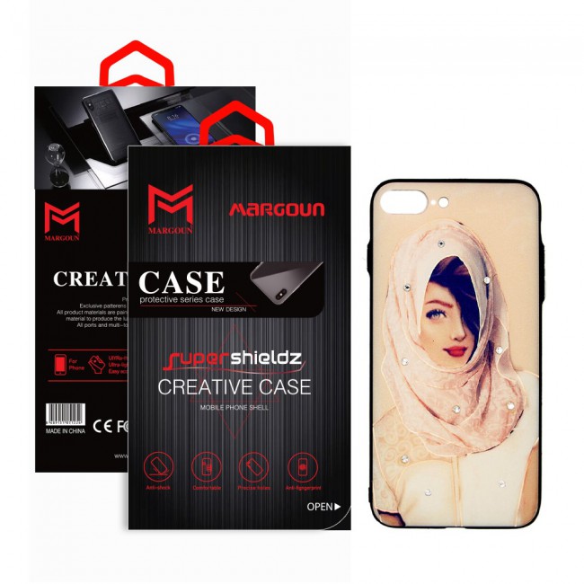 Margoun 3D Design Back Cover Case for Apple IPhone 7 Plus and 8 Plus