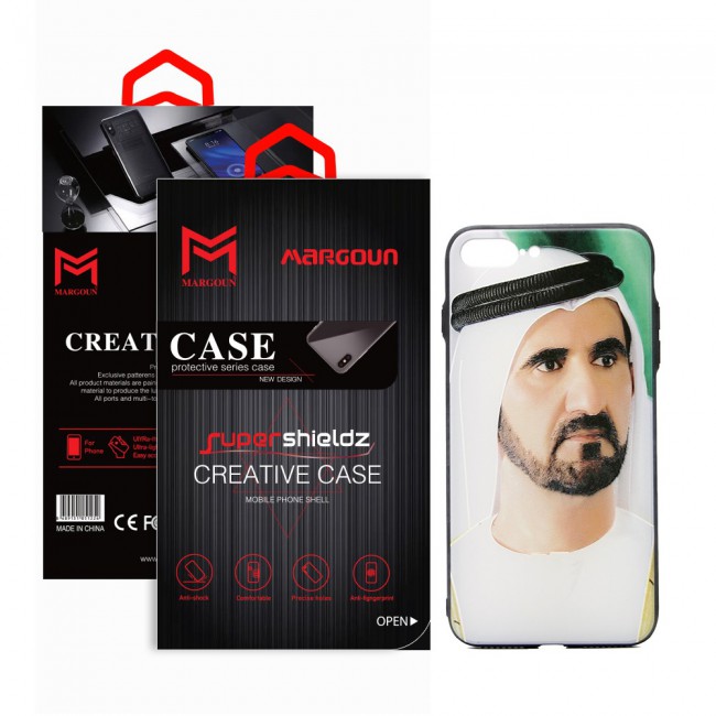 Margoun 3D Design Back Cover Case for Apple IPhone 7 Plus and 8 Plus