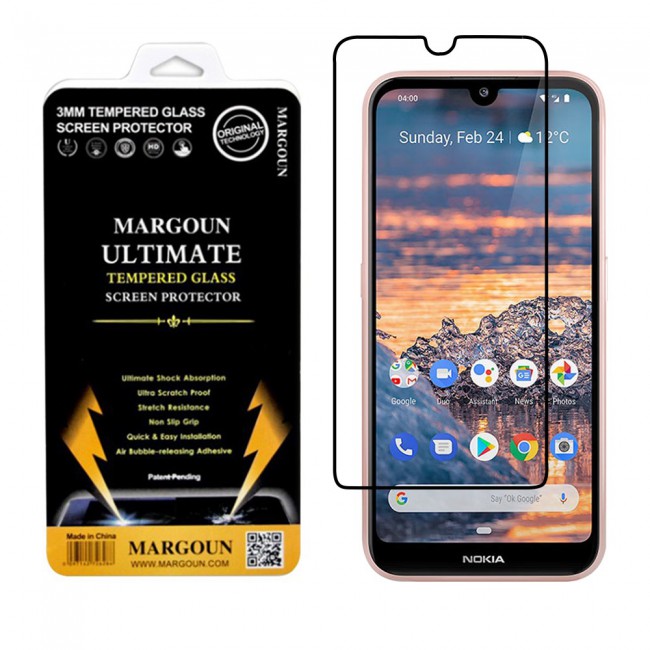 Margoun 3D Tempered Glass Screen Protector for Nokia 4.2