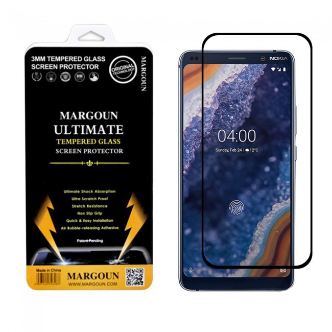 Margoun 3D Tempered Glass Screen Protector for Nokia 9 PureView