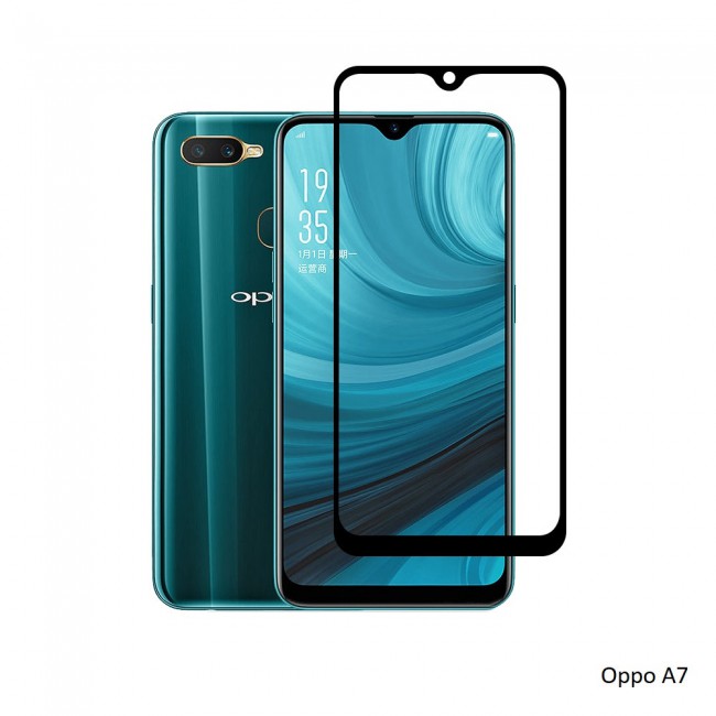 Margoun 3D Curved Tempered Glass Screen Protector for Oppo Phones ( F9 / F9 Pro , F9 Plus , A5 , A7 )