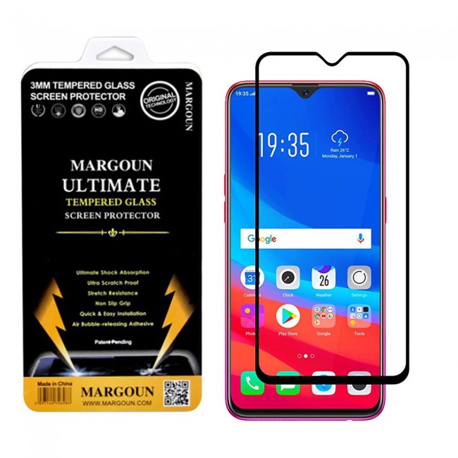 Margoun 3D Tempered Glass Screen Protector for Oppo F9 Pro