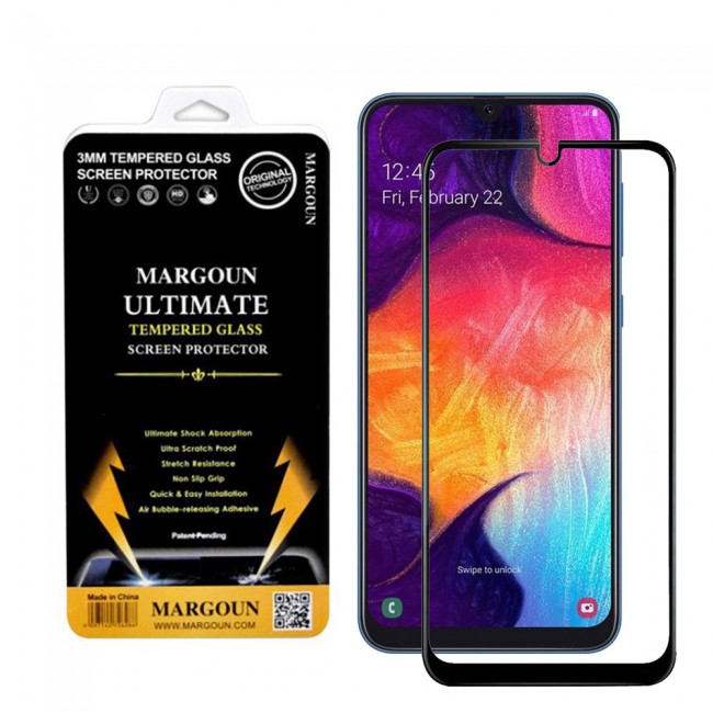 Margoun 3D Tempered Glass screen Protector for Samsung Galaxy A10s - (6.2inch)