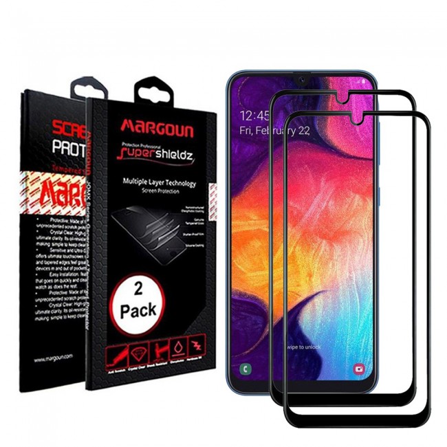 Margoun 2-Pack 3D Tempered Glass screen Protector for Samsung Galaxy A10s - (6.2inch)