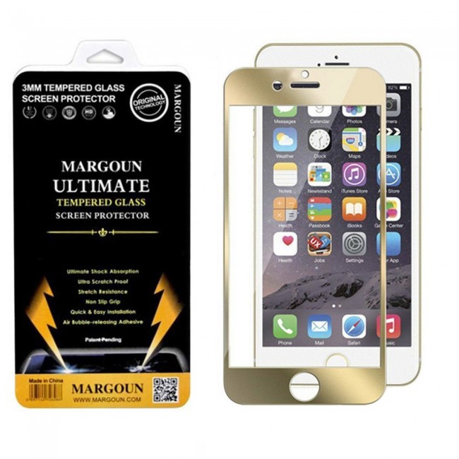 Margoun Screen Protector for Apple iphone 6/6s (4.7 inch ) - Gold , Rose Gold
