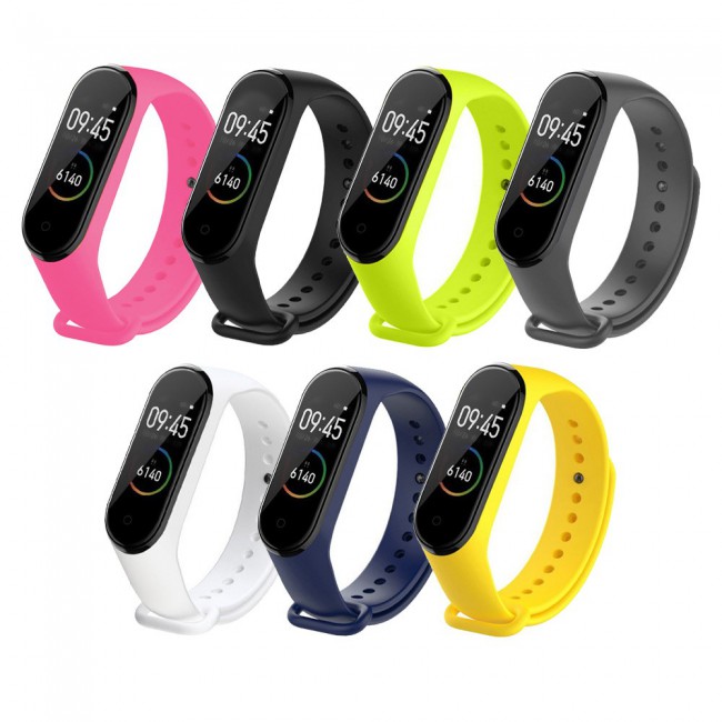 7Pack Silicone Band for Xiaomi Mi Band 3 and Mi Band 4