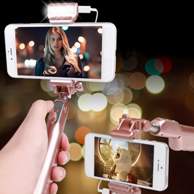 Margoun All Day Selfie Stick - Black Pink