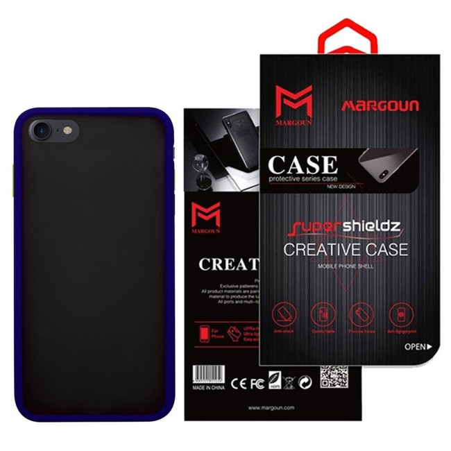 Margoun Anti-Shock TPU Case Cover for Apple iphone 8 (4.7 inch) - Black , White , Red , Blue , Green