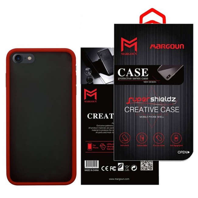 Margoun Anti-Shock TPU Case Cover for Apple iphone 8 (4.7 inch) - Black , White , Red , Blue , Green