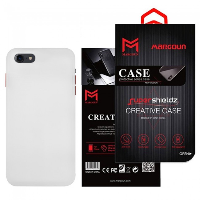 Margoun Anti-Shock TPU Case Cover for Apple iphone 8 (4.7 inch) - Black , White , Red , Blue , Green