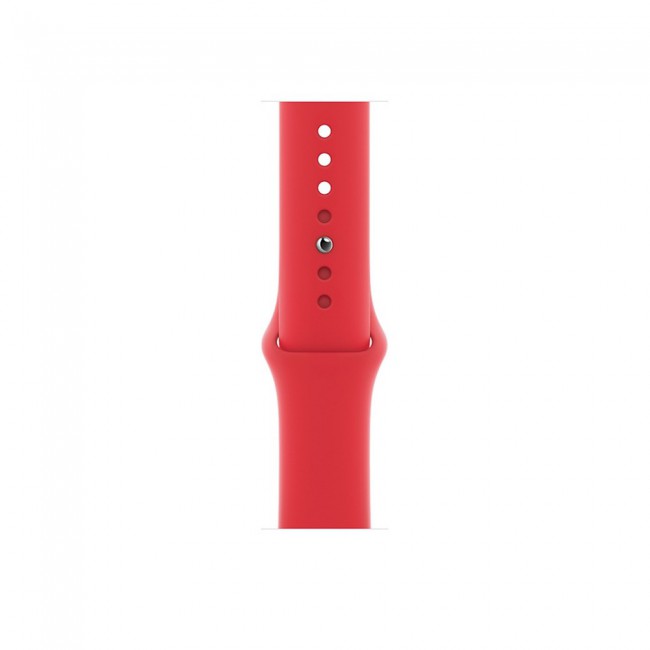 Margoun Apple Watch Series 6 GPS 44mm with Soft Silicone Band - Red